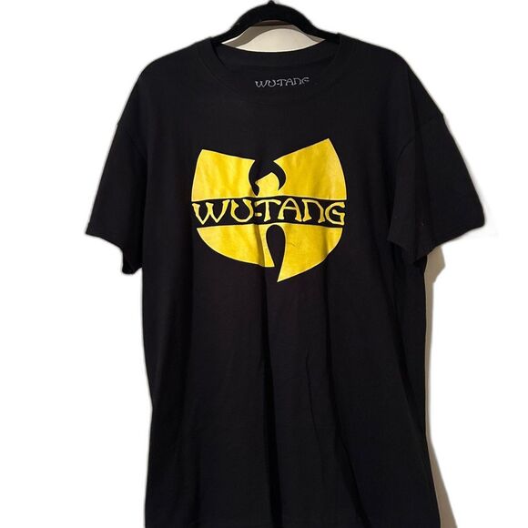 NEW Wu-Tang Short Sleeve Tee Band T-shirt Medium Unisex Black Yellow 100% Cotton - Picture 1 of 3